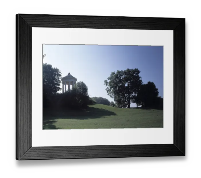 Framed Print : Munich, English Garden /  Monopteros
