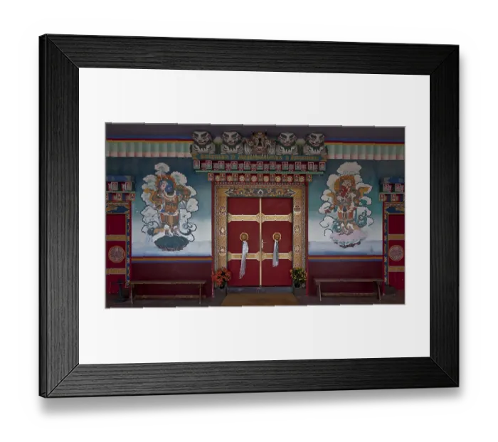 Framed Print : La Boulaye, TEMPLE OF THE 1000 BUDDHAS