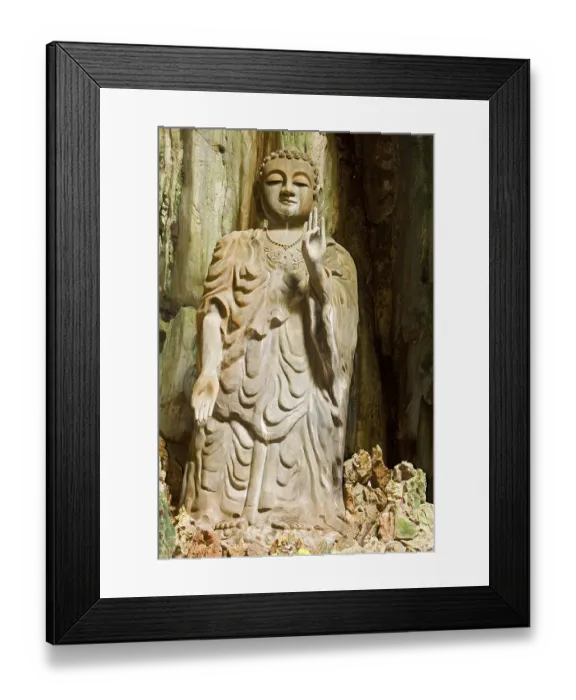 Framed Print : Statue of Buddha, Marble Mountains Framed Print : Statue of Buddha, Marble Mountains
