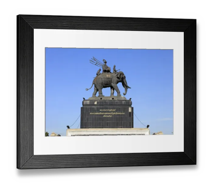 Framed Print : King Rama I. Monument in Buriram