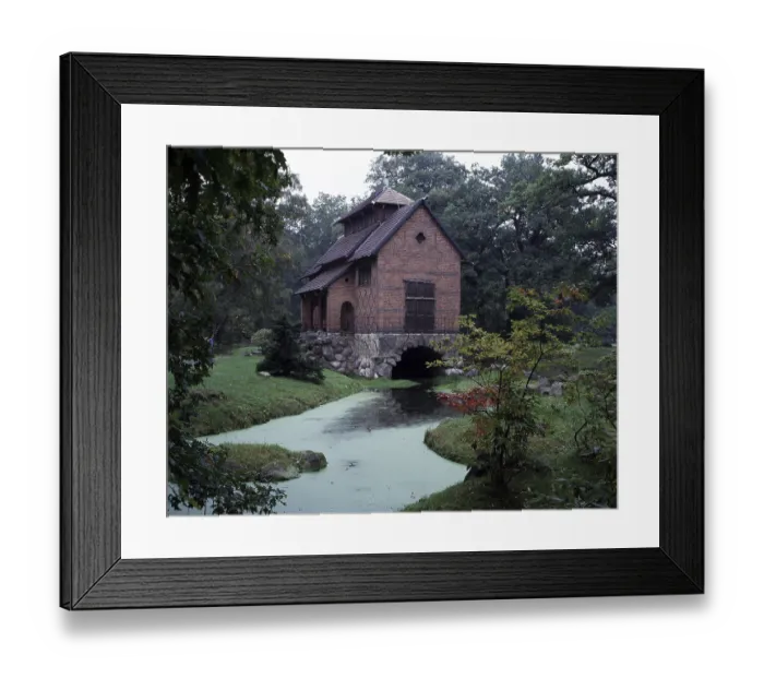 Framed Print : Oranienbaum, Chinese-English garden