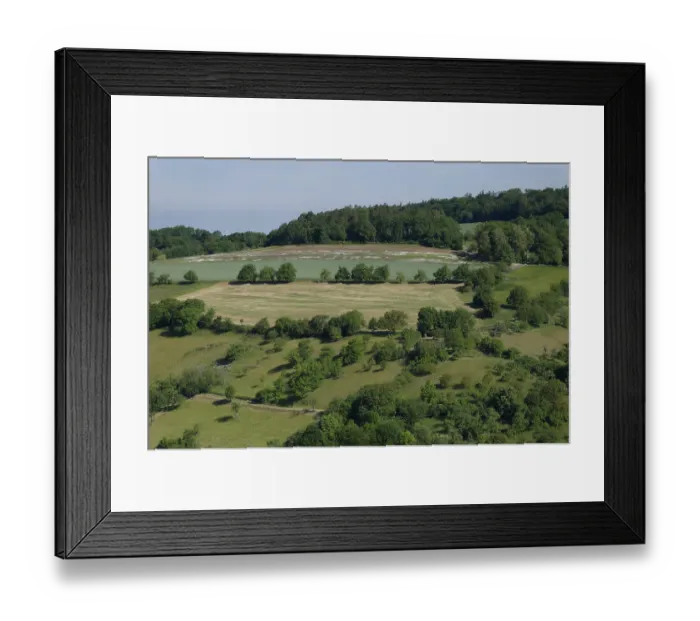 Framed Print : Sindelbachtal near Eberstal, Ingelfingen-Eberstal