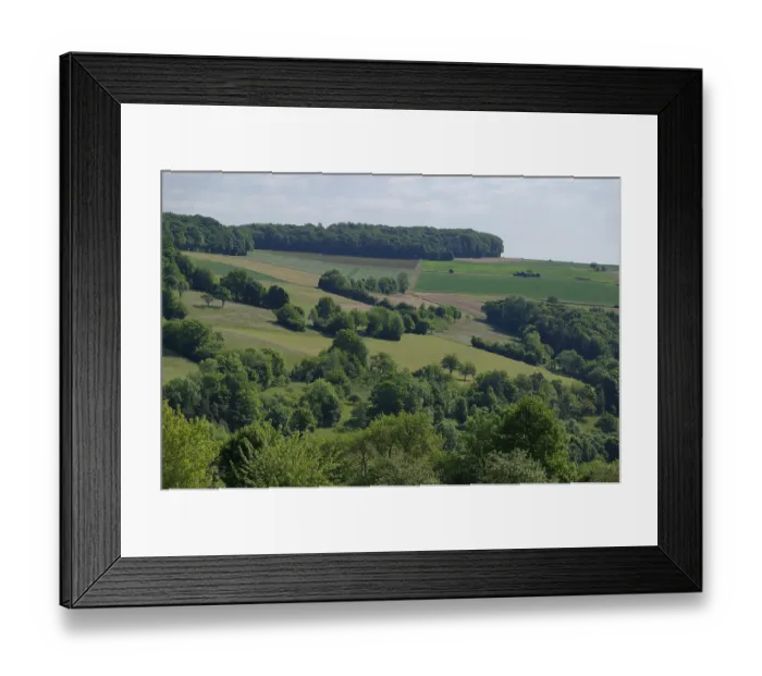 Framed Print : Sindelbachtal near Eberstal, Ingelfingen-Eberstal