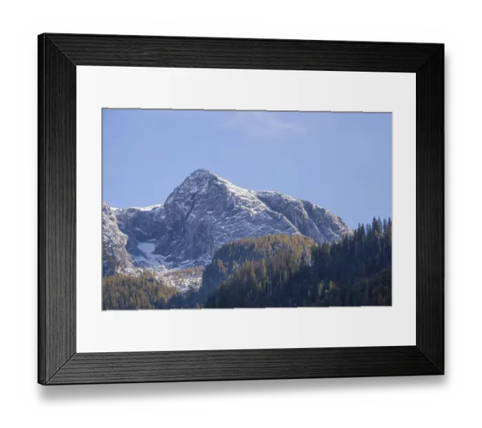 Framed Print : View of Hagengebirge from Obersee