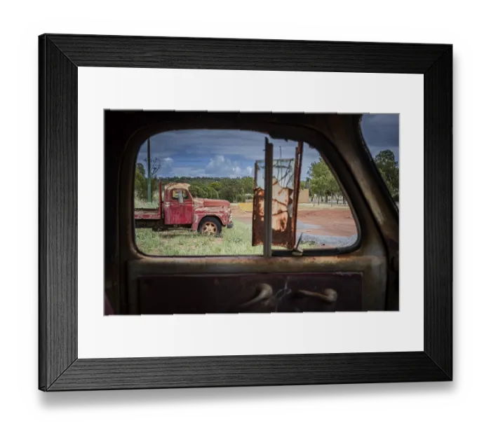 Framed Print : View of an International 190, year of manufacture 1952 Framed Print : View of an International 190, year of manufacture 1952