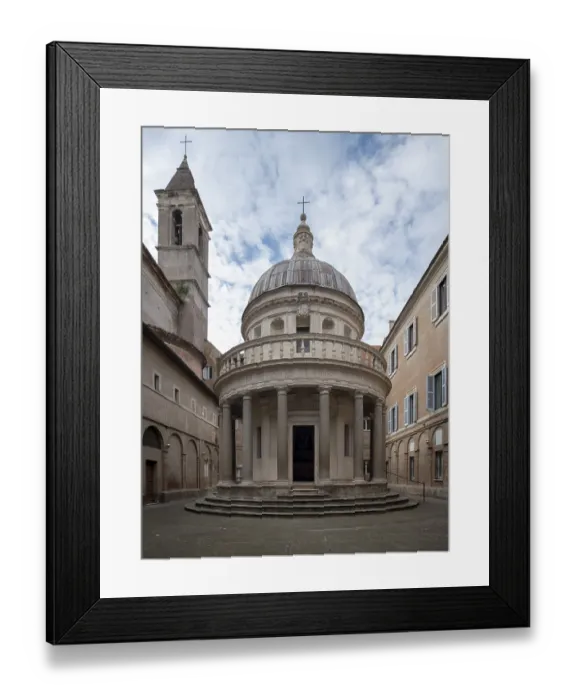 Framed Print : Rome, Roma, San Pietro in Montorio Framed Print : Rome, Roma, San Pietro in Montorio