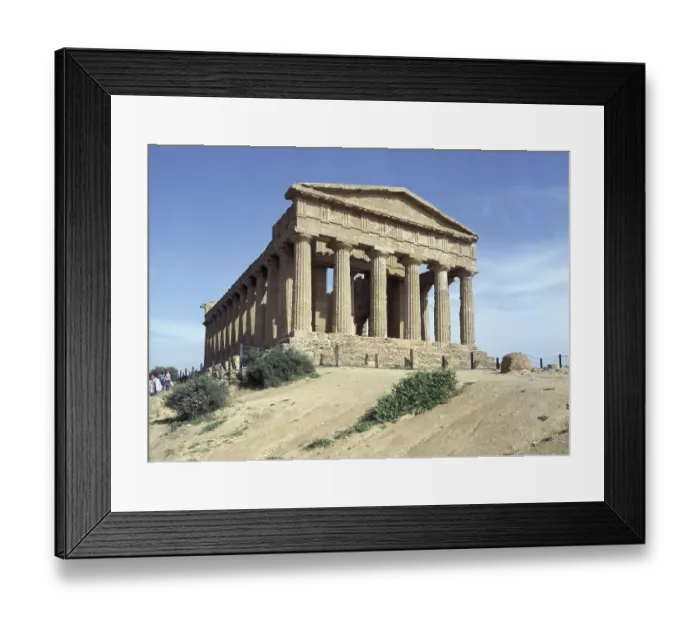 Framed Print : Agrigento, Temple of Concordia