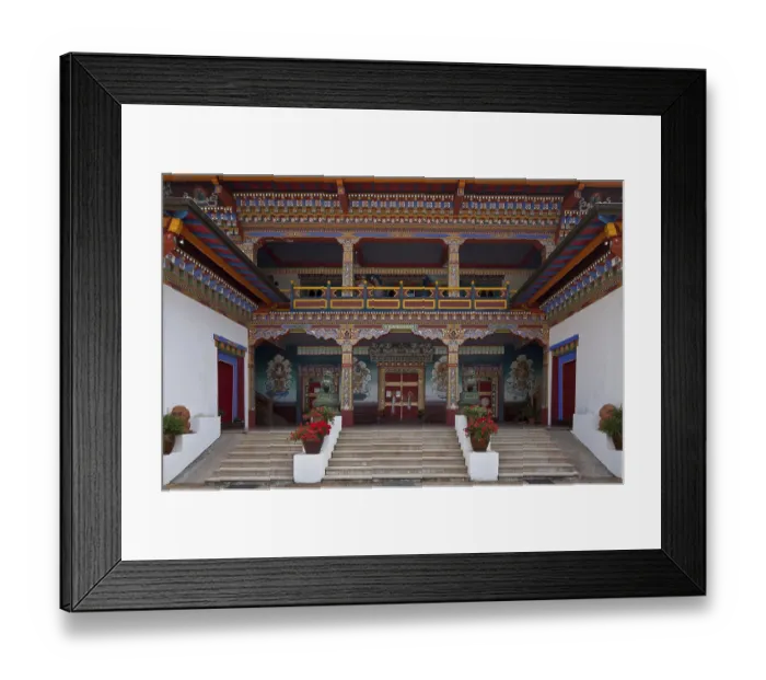 Framed Print : La Boulaye, TEMPLE OF THE 1000 BUDDHAS