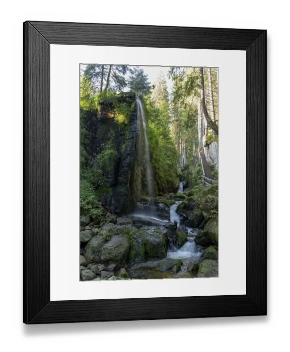 Framed Print : Alb Waterfall, St. Blasien, Black Forest Framed Print : Alb Waterfall, St. Blasien, Black Forest