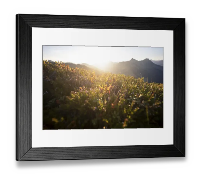 Framed Print : Sunrise on Portlakopf in autumn Framed Print : Sunrise on Portlakopf in autumn