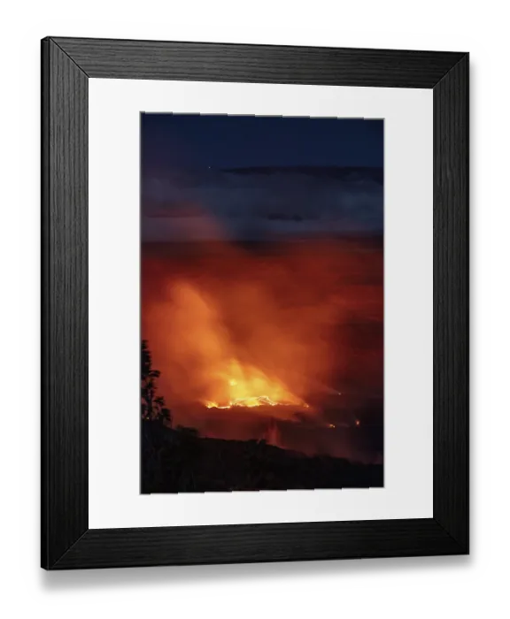 Framed Print : Active eruption, Kilauea Volcano Framed Print : Active eruption, Kilauea Volcano
