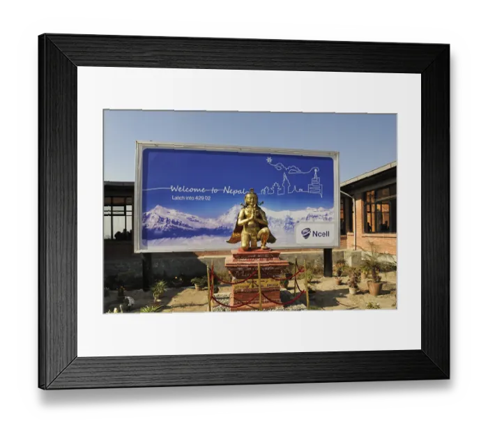 Framed Print : Tribhuvan International Airport Framed Print : Tribhuvan International Airport