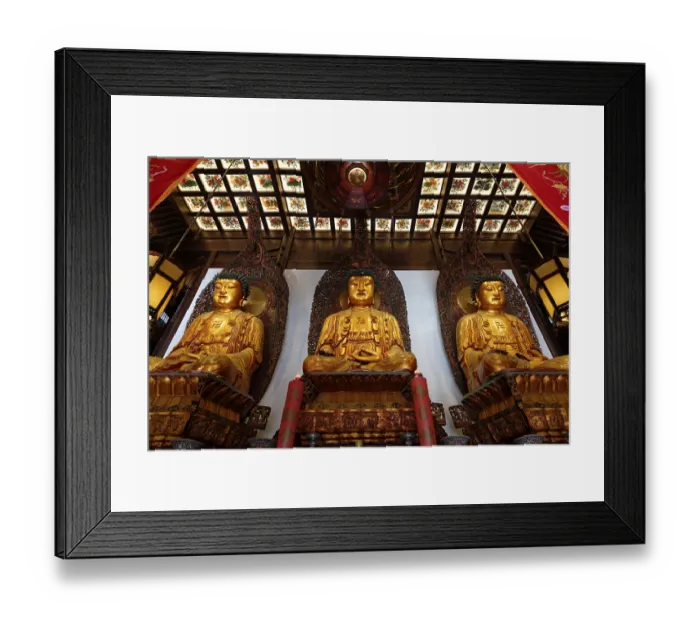 Framed Print : Jade Buddha Temple, Buddha, Puxi