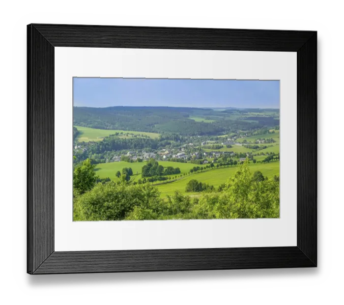 Framed Print : Mountain panorama near Neuhausen Framed Print : Mountain panorama near Neuhausen