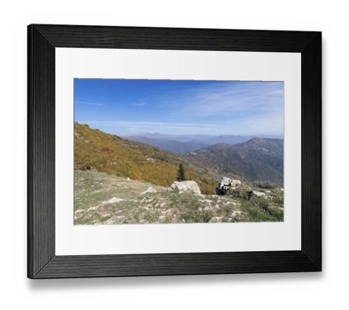 Framed Print : Autumn in the Ligurian Alps near Imperia Framed Print : Autumn in the Ligurian Alps near Imperia