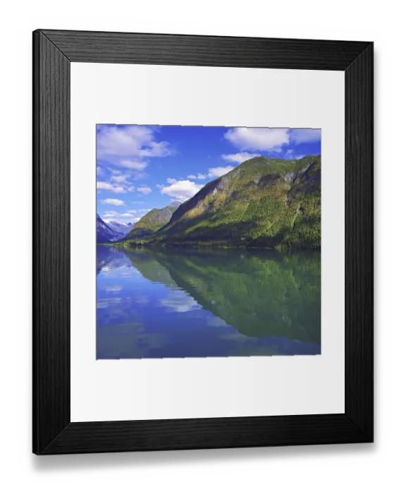 Framed Print : Fjaerlandfjord in the Sogn district Framed Print : Fjaerlandfjord in the Sogn district