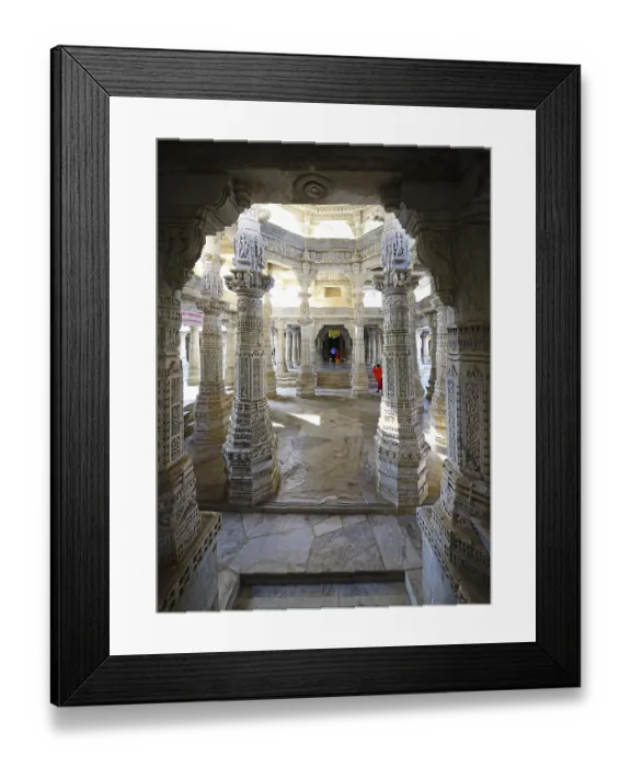 Framed Print : Marble Temple, Jain Temple, Ranakpur