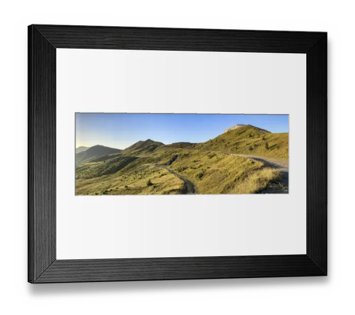 Framed Print : Military fortification at Colle Basset