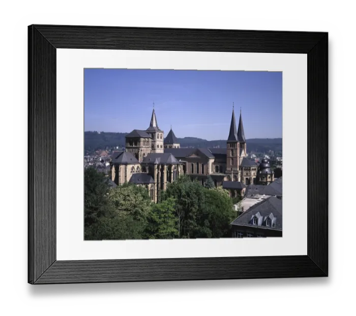 Framed Print : View from south-east, St. Sankt, Saint Framed Print : View from south-east, St. Sankt, Saint