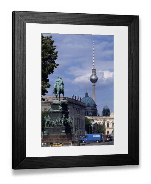 Framed Print : Schlueter Monument, New Guardhouse Framed Print : Schlueter Monument, New Guardhouse