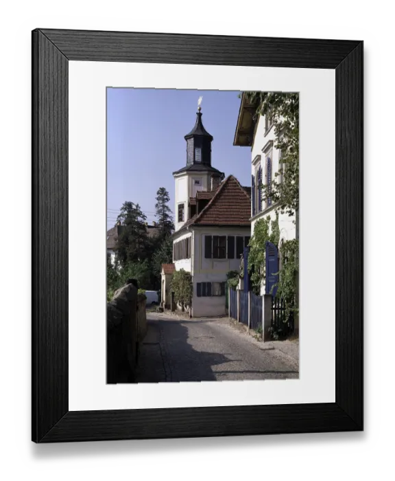Framed Print : Radebeul, Weinbergstrasse