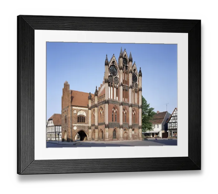 Framed Print : Tangermuende, Town Hall Framed Print : Tangermuende, Town Hall