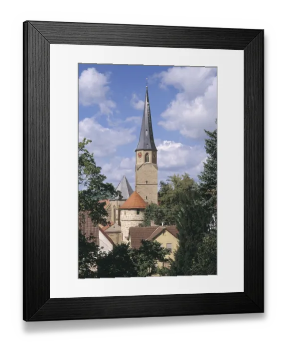 Framed Print : St. Cyriacus town church, view from the east