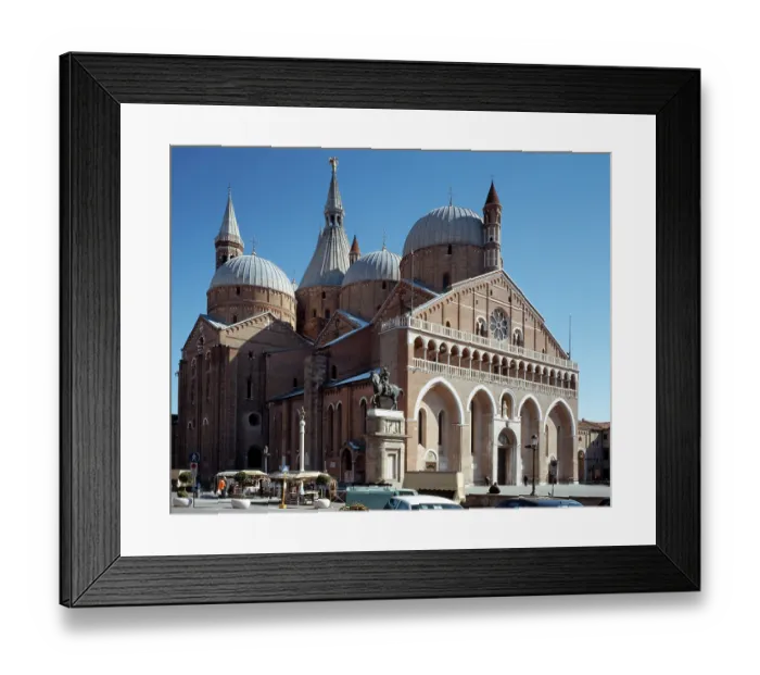 Framed Print : North-west view, St. Sankt, Saint