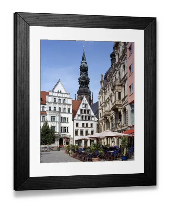 Framed Print : Behind the cathedral tower, St. Saint, Saint Framed Print : Behind the cathedral tower, St. Saint, Saint