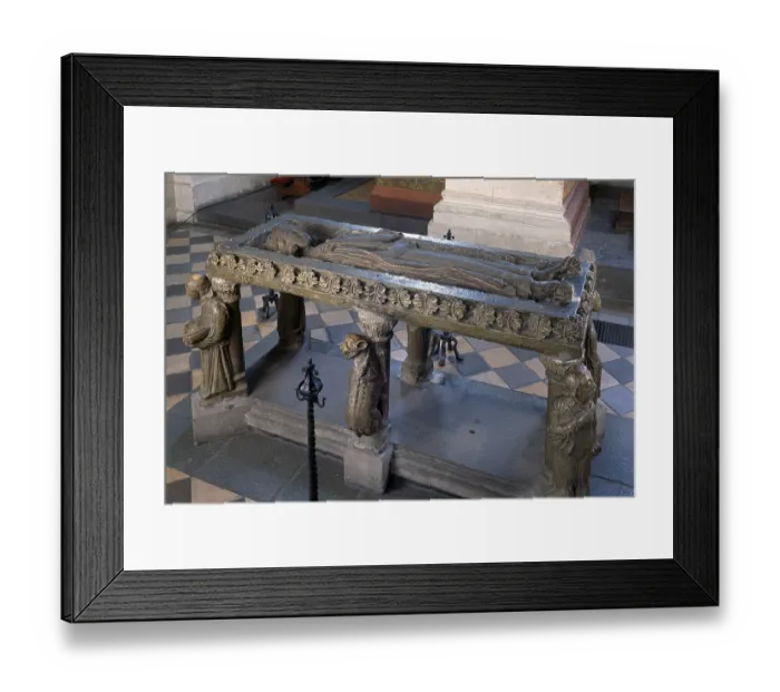 Framed Print : Tomb of the founder Konrad Kurzbold in the northern transept Framed Print : Tomb of the founder Konrad Kurzbold in the northern transept