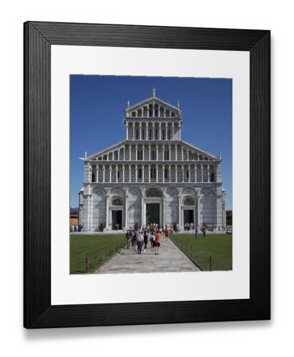 Framed Print : Pisa, Cathedral, west facade Framed Print : Pisa, Cathedral, west facade