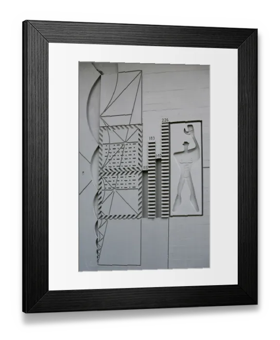 Framed Print : Modulor (French Moduler for proportion scheme)
