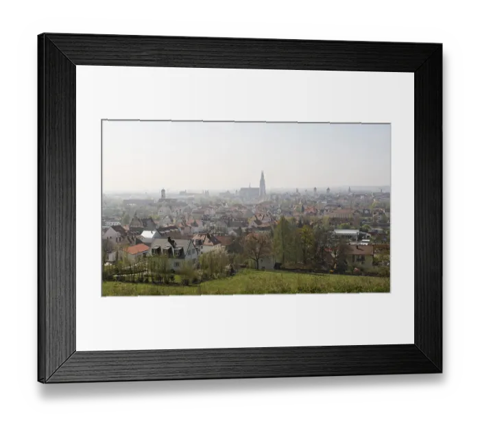 Framed Print : View of the old town from the north, St Framed Print : View of the old town from the north, St
