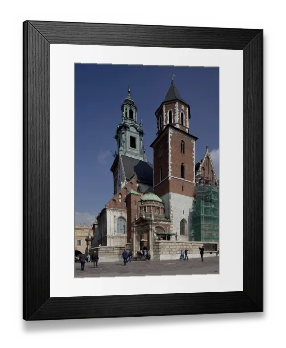Framed Print : Wawel Cathedral, view from south-west Framed Print : Wawel Cathedral, view from south-west