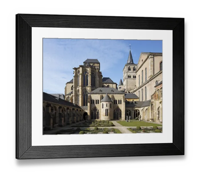 Framed Print : View from the east from the cloister, St