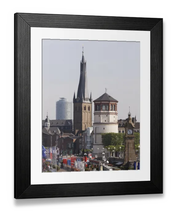 Framed Print : View from south-west, St. Sankt, Saint Framed Print : View from south-west, St. Sankt, Saint