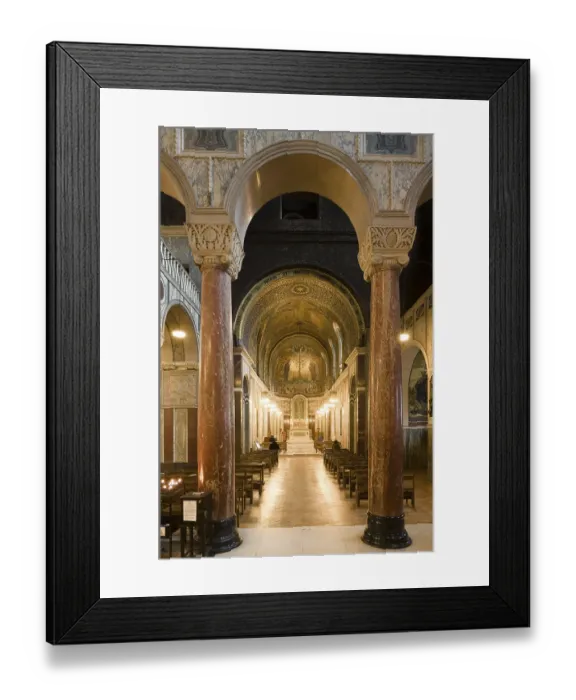 Framed Print : London, Westminster Cathedral, built between 1895 and 1903 by John Francis Bentley