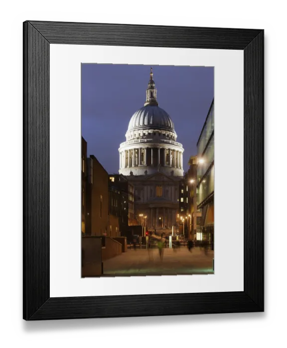 Framed Print : View of the dome from the south, St. Sankt, Saint