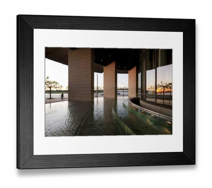 Framed Print : In the foreground the Landtag, evening light Framed Print : In the foreground the Landtag, evening light