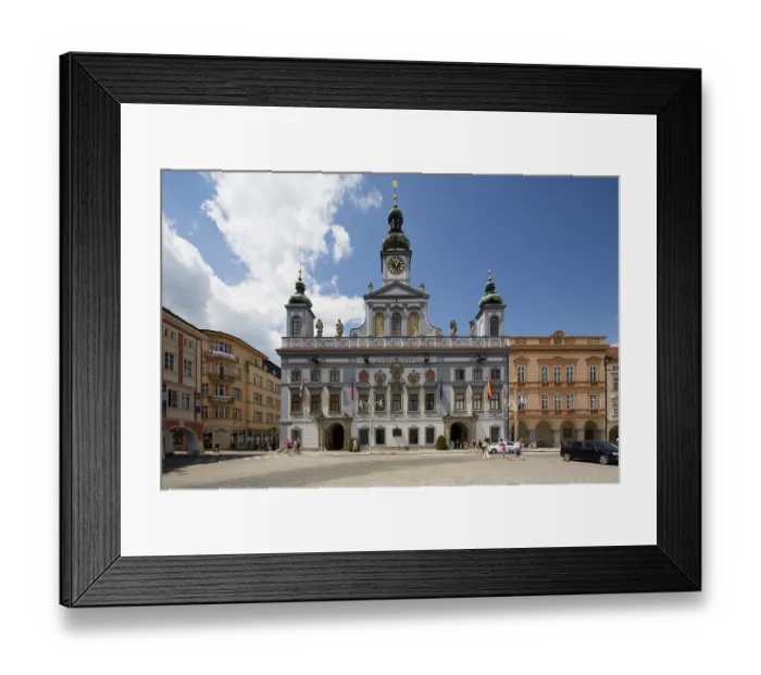 Framed Print : Nam. Premysla Otakara II, town hall Framed Print : Nam. Premysla Otakara II, town hall