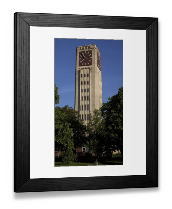 Framed Print : Water tower of the former SINGER sewing machine factory