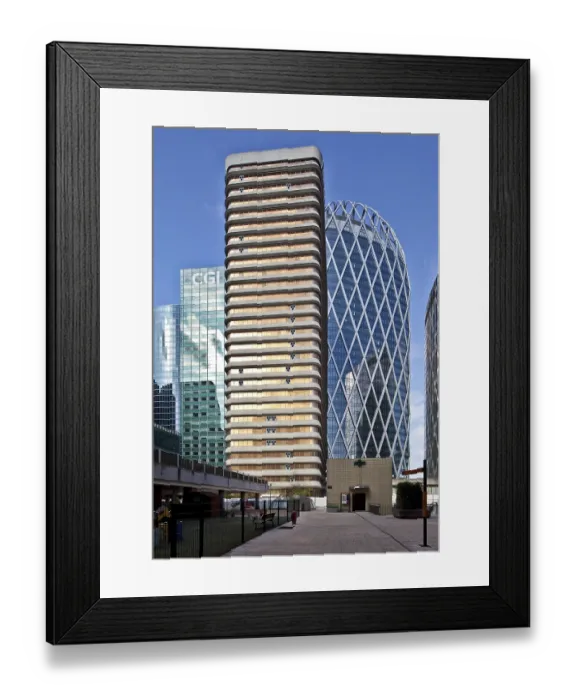 Framed Print : Paris, La Defense high-rise district Framed Print : Paris, La Defense high-rise district