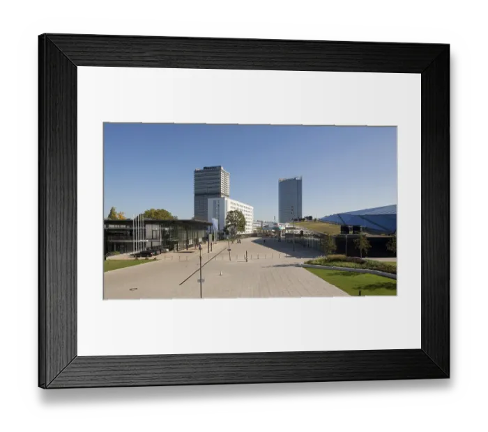 Framed Print : United Nations Square, Federal Palace Framed Print : United Nations Square, Federal Palace