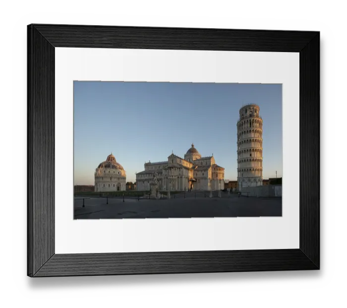 Framed Print : Pisa, Cathedral Square with Baptistery Framed Print : Pisa, Cathedral Square with Baptistery