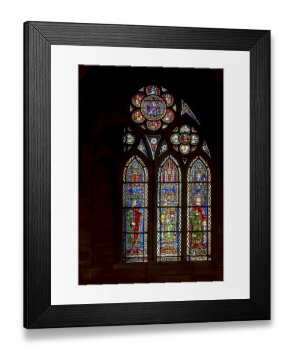 Framed Print : Strasbourg Cathedral, Cathedrale Notre-Dame de Strasbourg