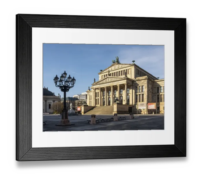 Framed Print : Berlin, Gendarmenmarkt with Schinkel's concert hall Berlin Framed Print : Berlin, Gendarmenmarkt with Schinkel's concert hall Berlin