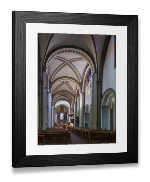 Framed Print : Soest, St Patrokli Cathedral, view from the west Framed Print : Soest, St Patrokli Cathedral, view from the west