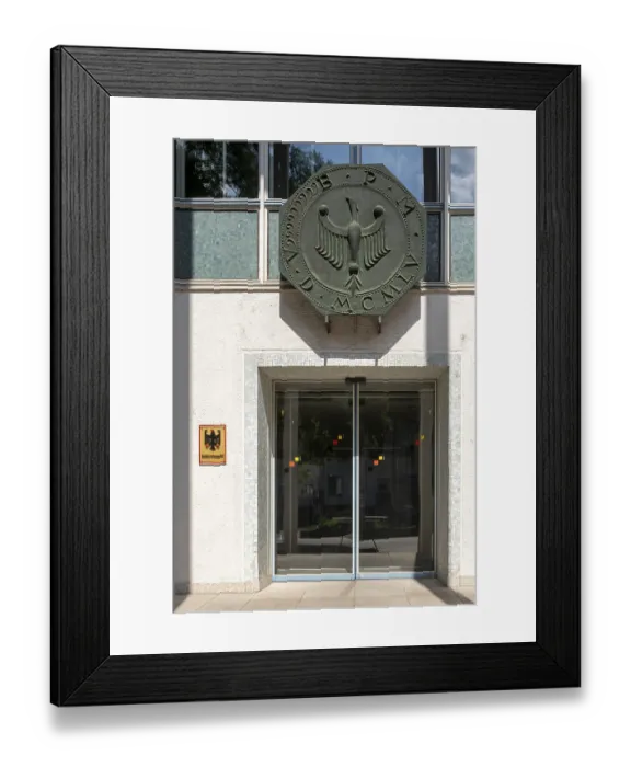 Framed Print : Bonn, government district (federal district)