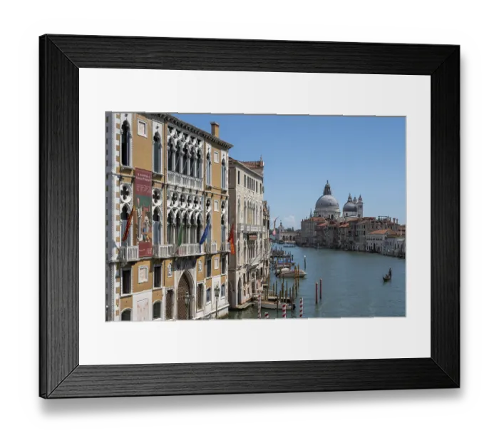 Framed Print : Venice, Grand Canal, Santa Maria della Salute Framed Print : Venice, Grand Canal, Santa Maria della Salute