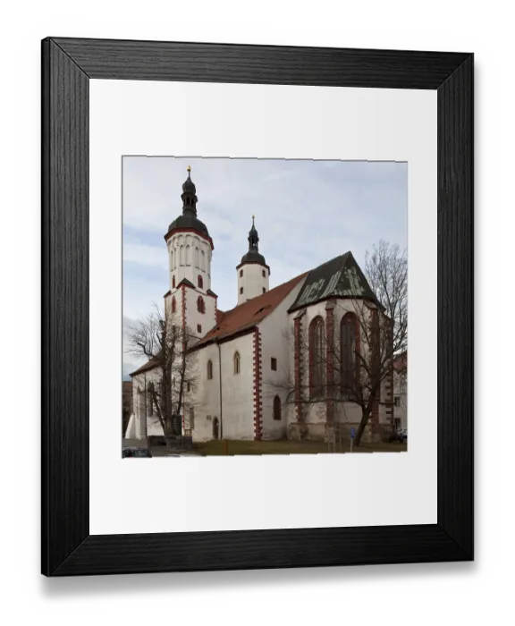 Framed Print : Wurzen Saxony Cathedral 58724 View from south-east